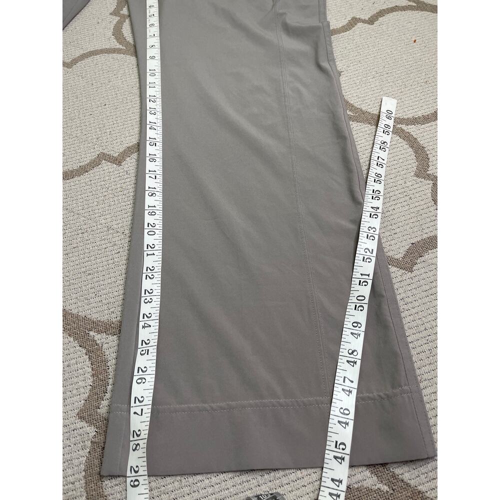 Athleta Chelsea Wide Leg Pants Gray Light Asphalt Size 6 Travel Athleisure - Picture 7 of 13